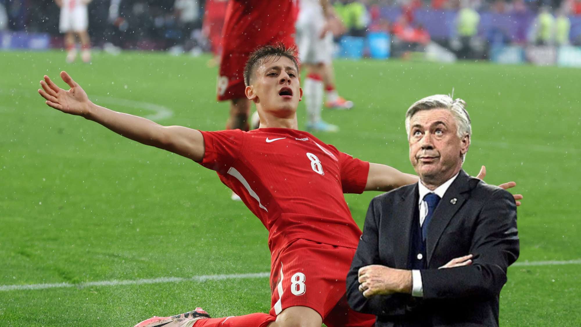 Güler llama a Ancelotti en la Eurocopa