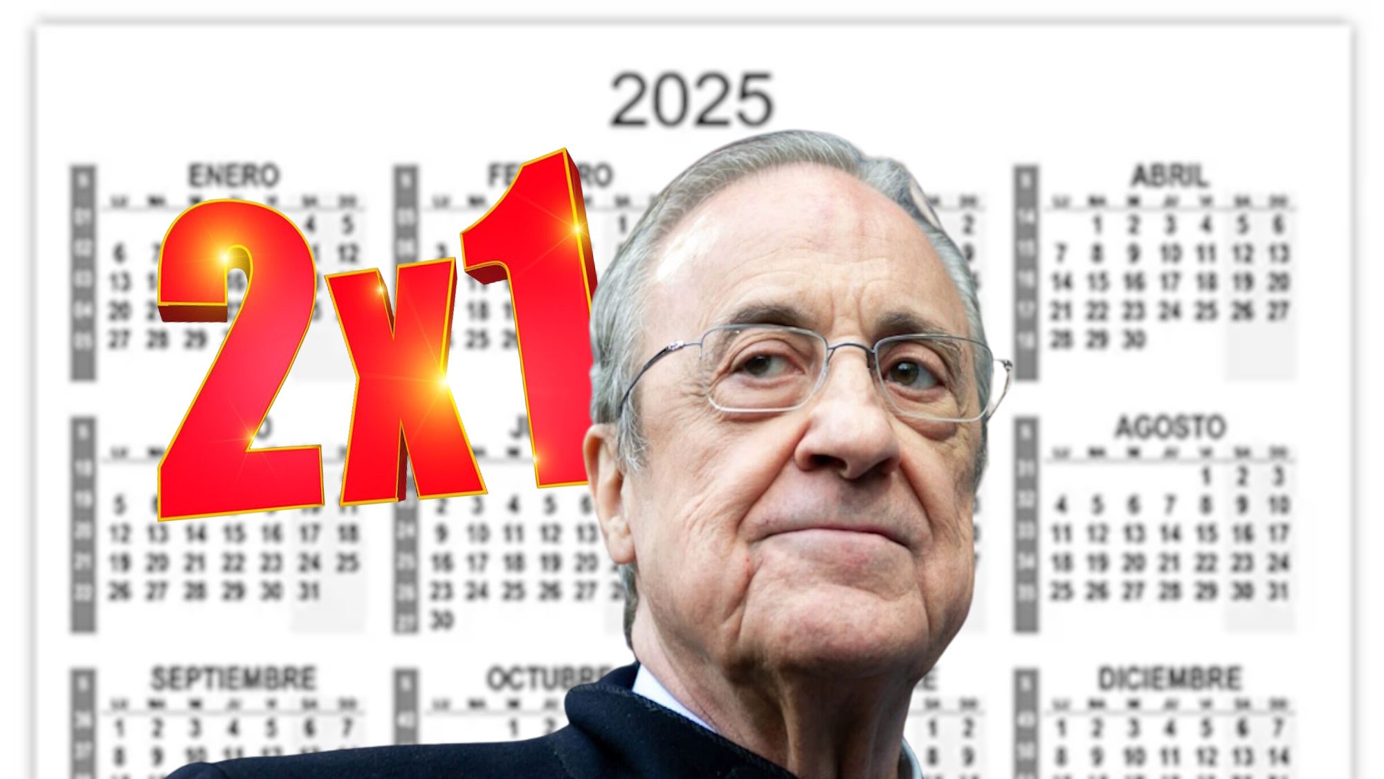 Florentino lo quiere volver a hacer 2x1 de jugadores TOP en 2025 y gratis, bombazo mundial