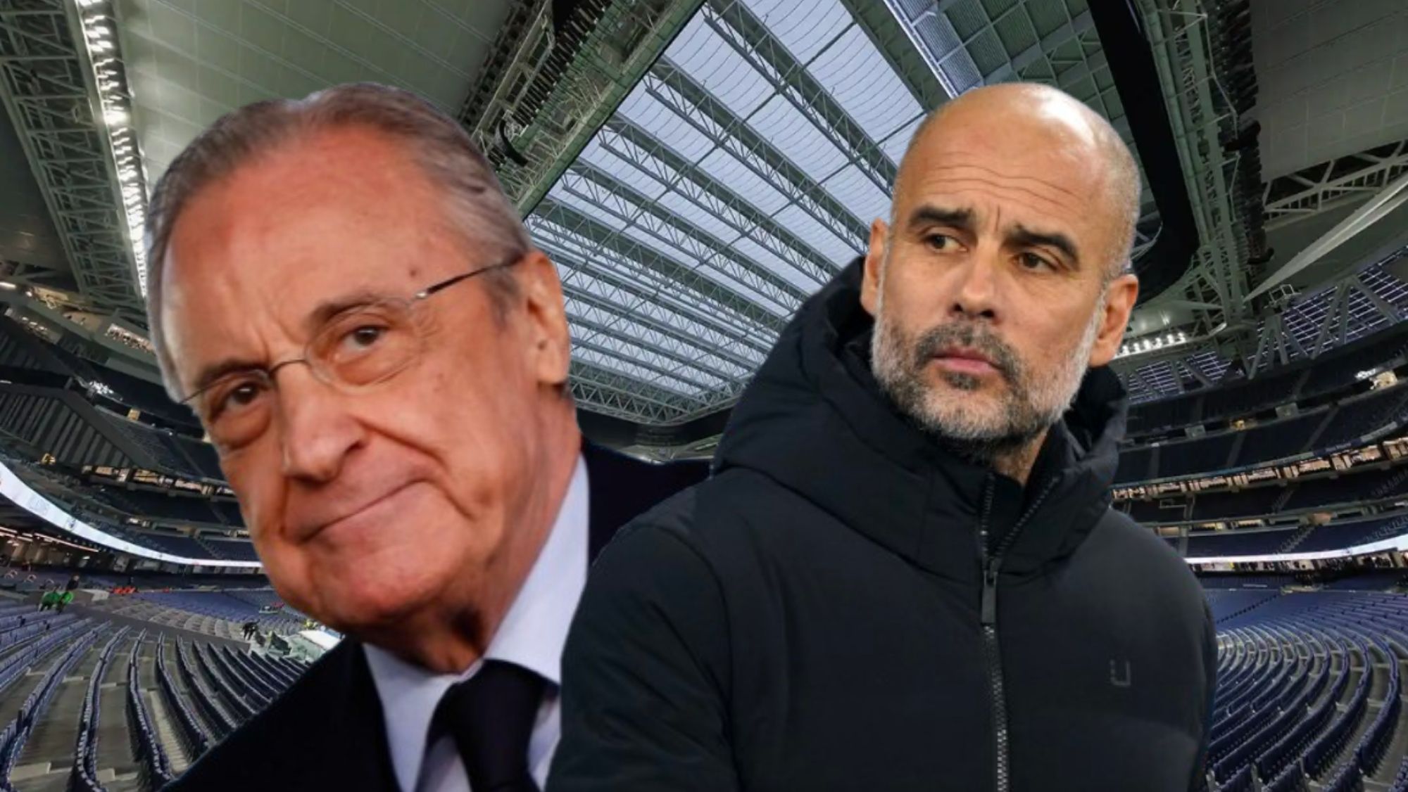 La respuesta contundente de Florentino a las intenciones de Guardiola  trueque de jugadores