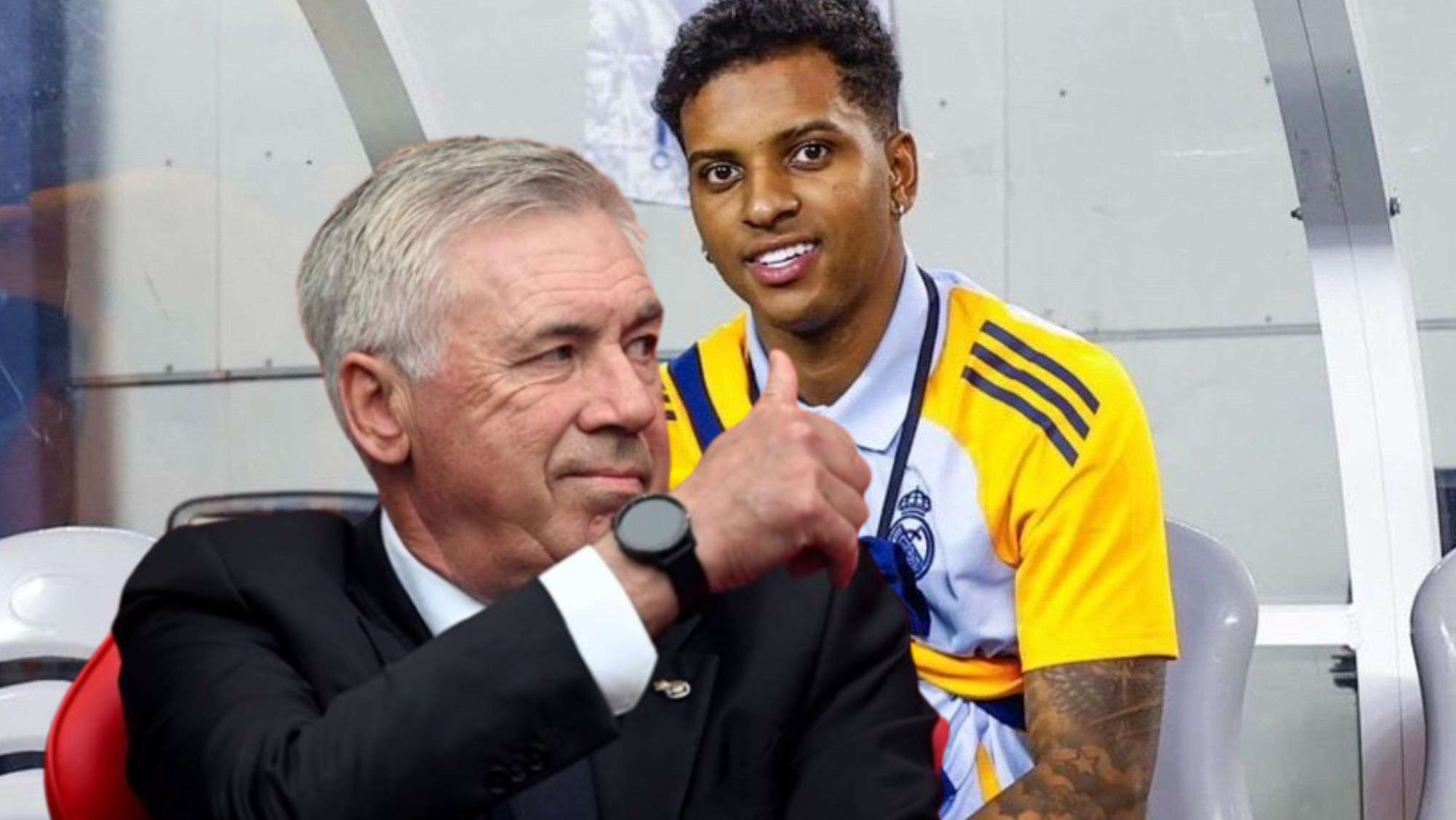 Ancelotti señala a Rodrygo y le pilla por sorpresa