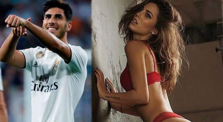 Sandra Garal y Marco Asensio