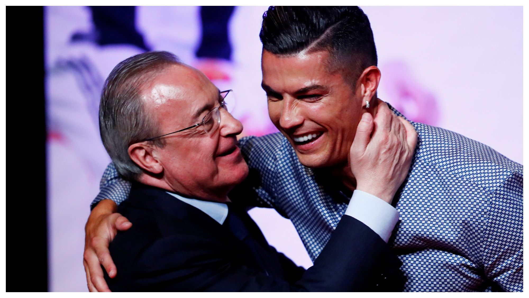 Florentino Pérez y Cristiano Ronaldo