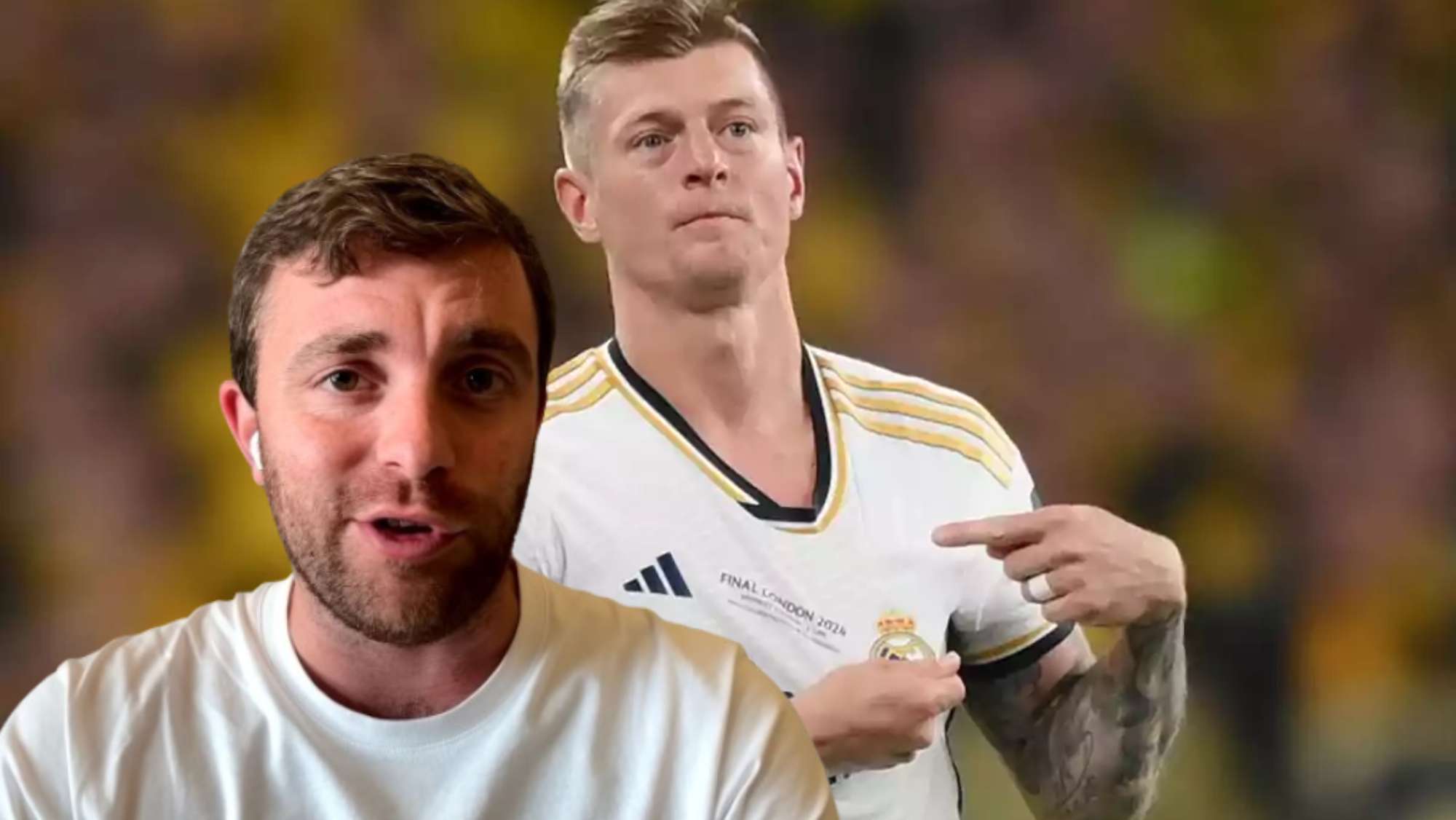 Kroos sorprendido con la información de Fabrizio Romano