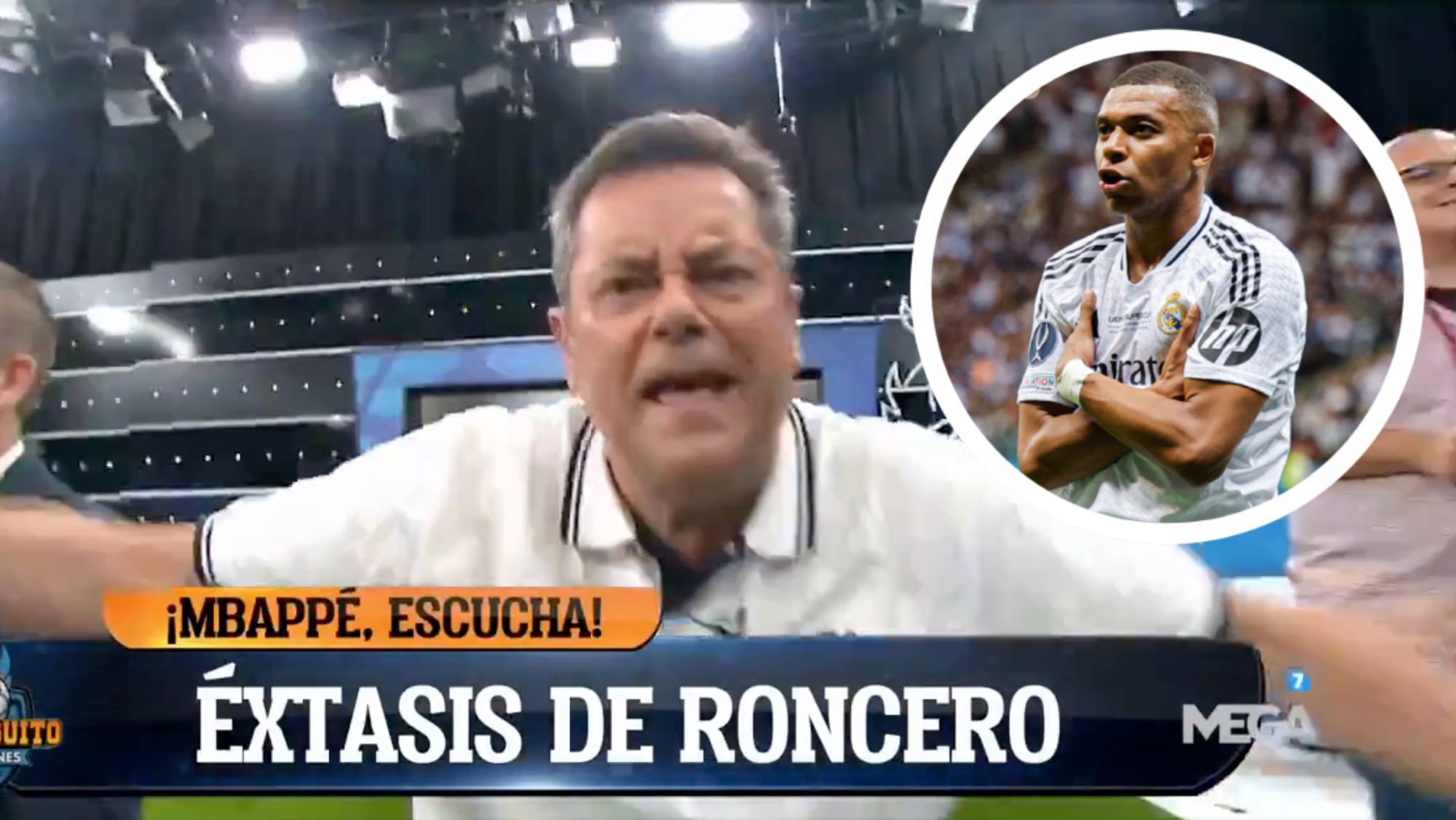 Tomás Roncero, muy enfadado, ‘carga’ contra Mbappé y le hace una recomendación especial: “Cómete…”