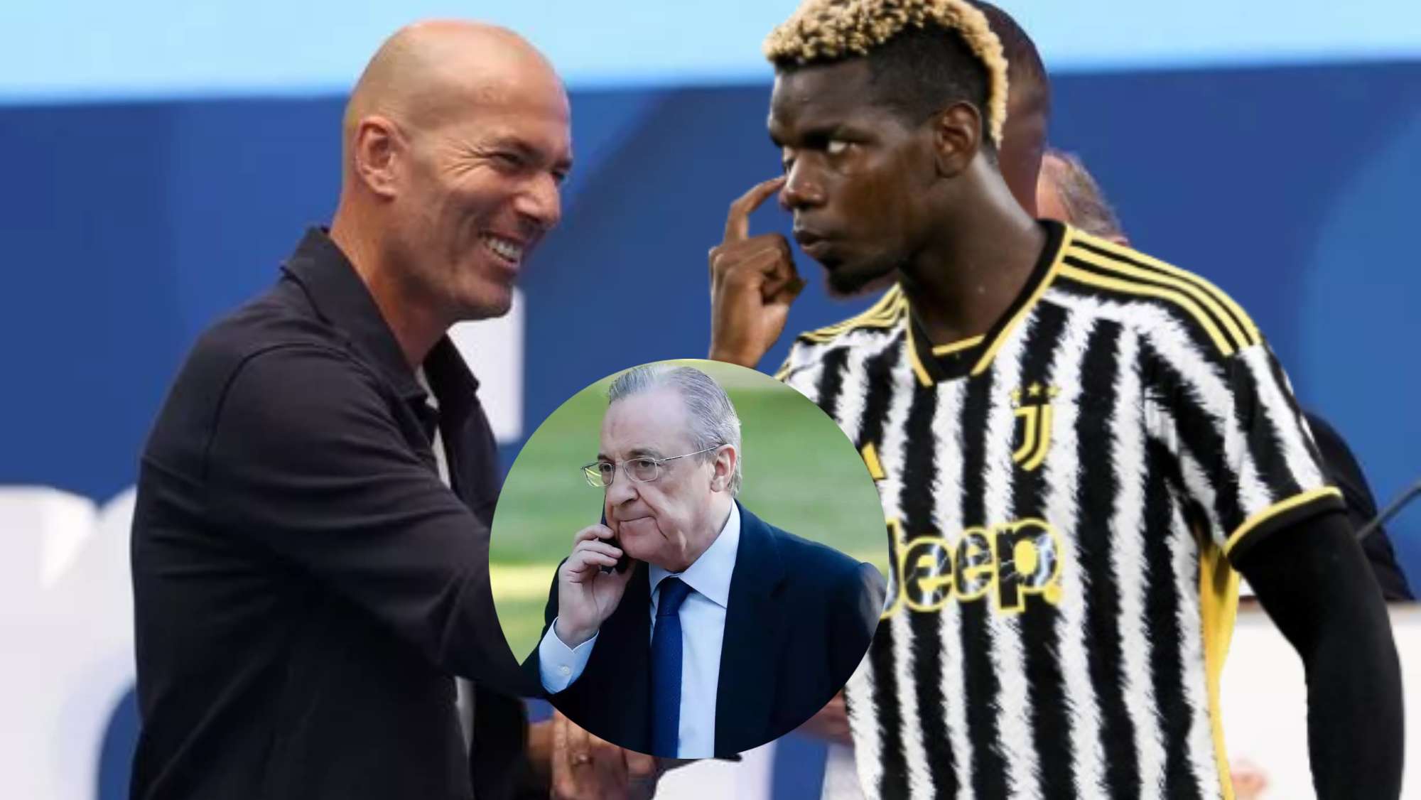 Florentino frenó el deseo de Zidane de fichar a Pogba