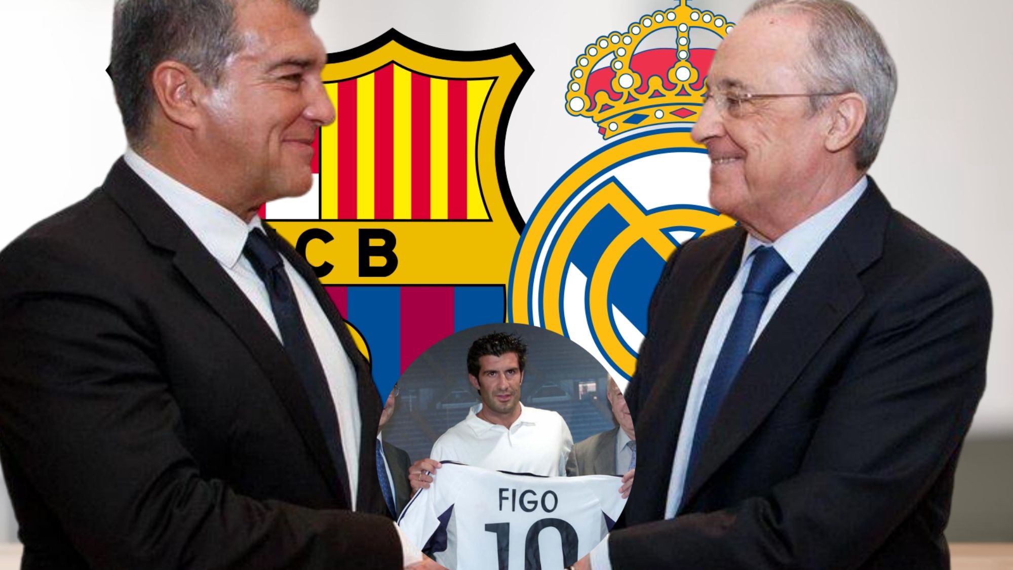 Joan Laporta y Florentino Pérez.