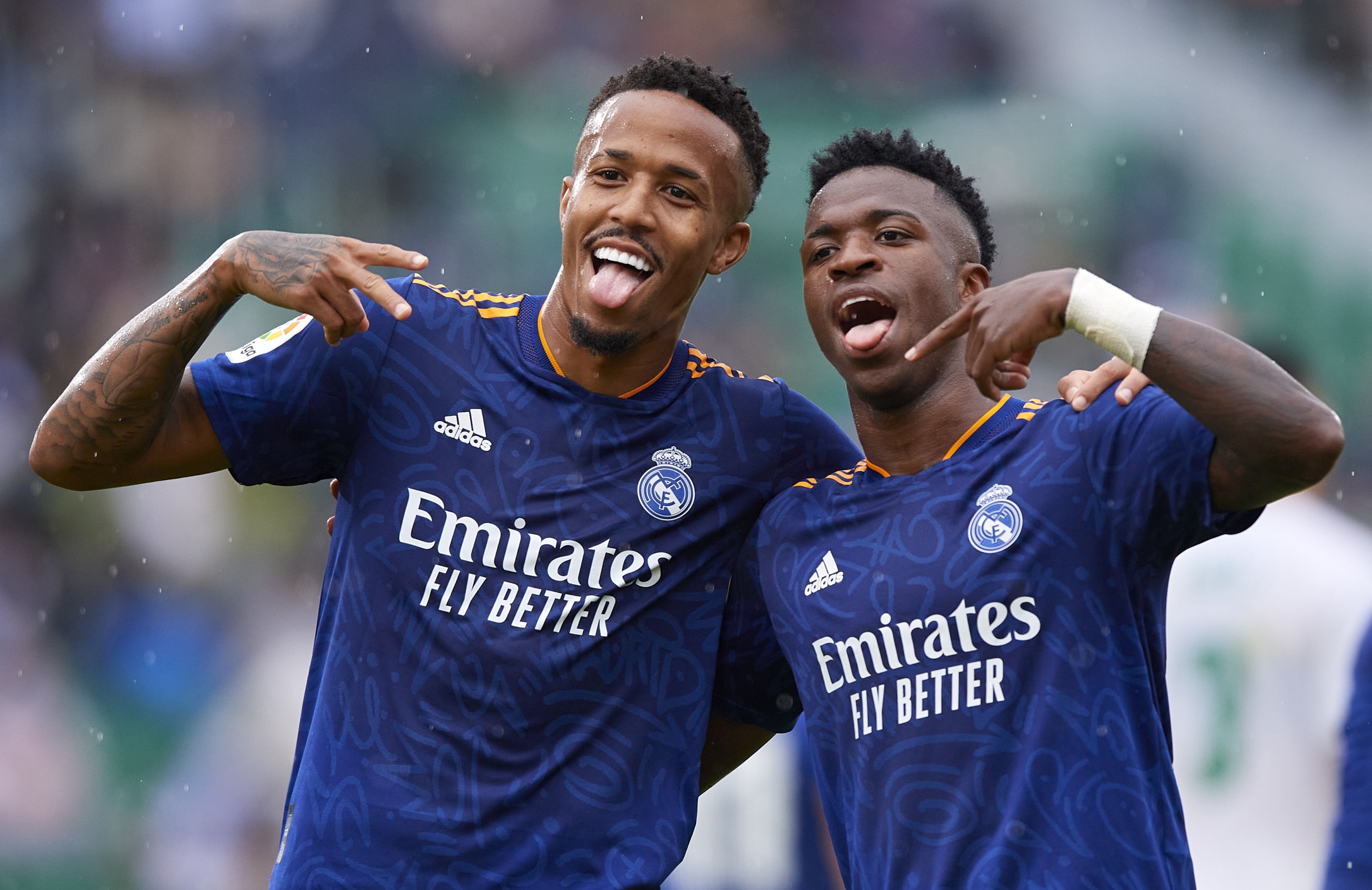 Eder Militao y Vinicius Junior