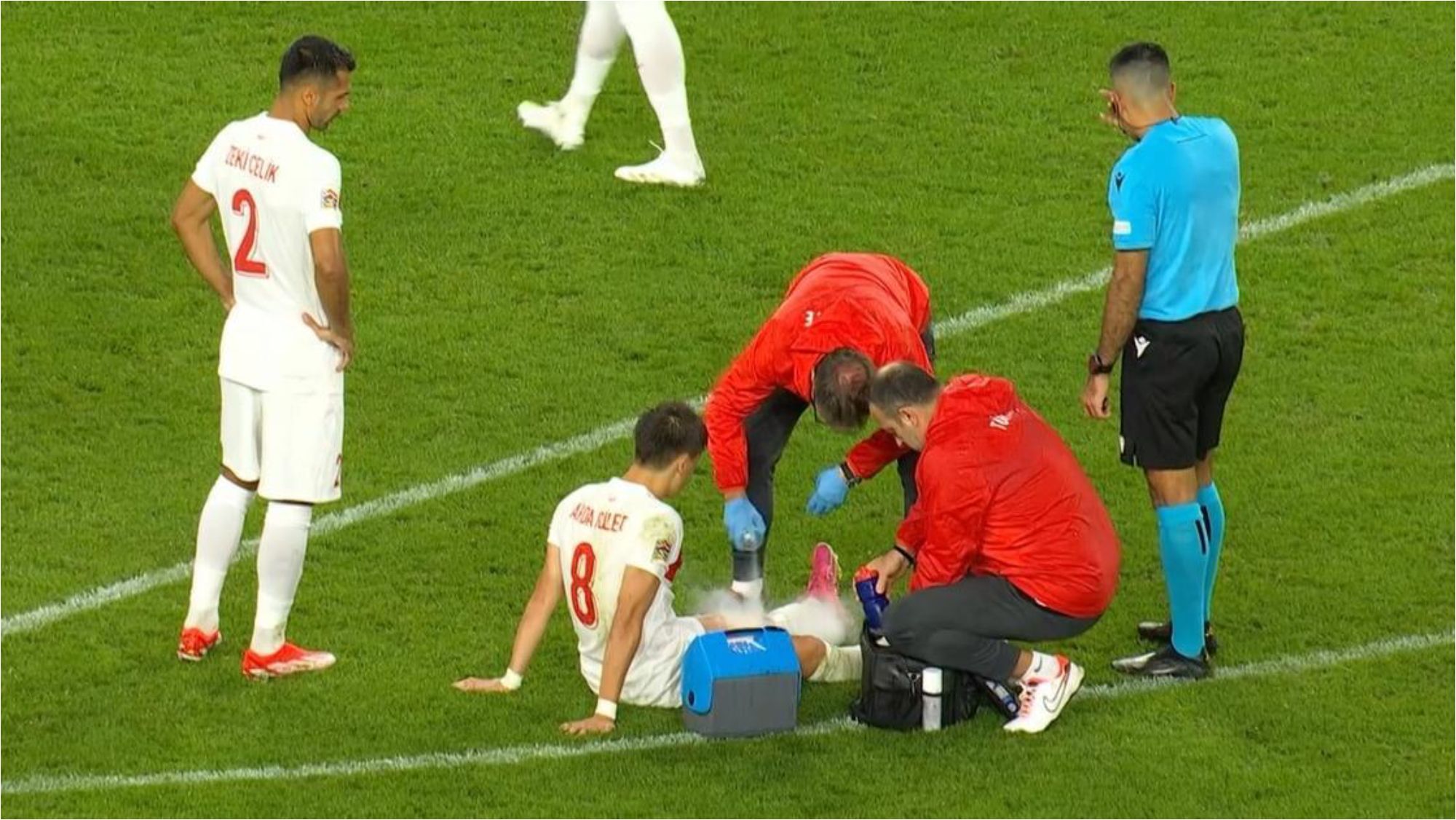 Arda Güler, lesionado después del último partido que ha jugado con Turquía.