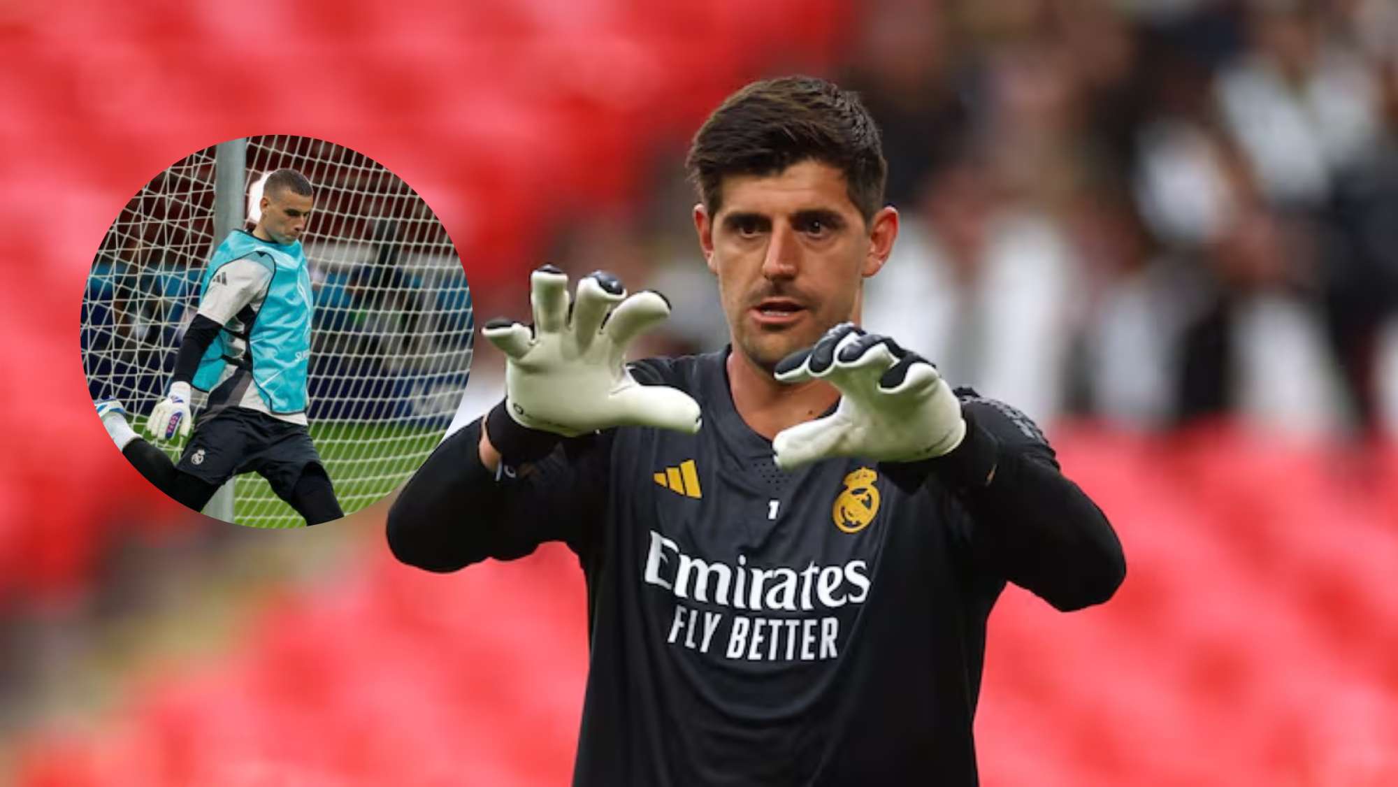 El sustituto de Lunin mete en un problema a Courtois