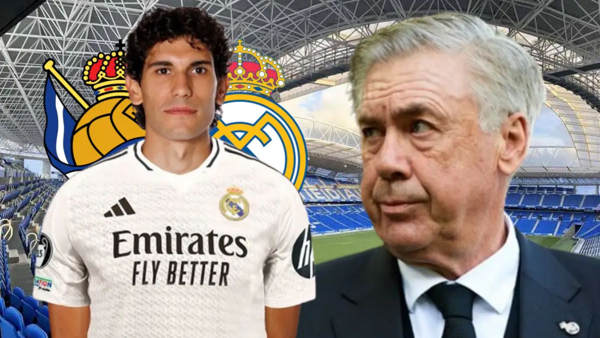 Vallejo, señalado, Ancelotti toma una decisión contra la Real Sociedad que le deja muy tocado