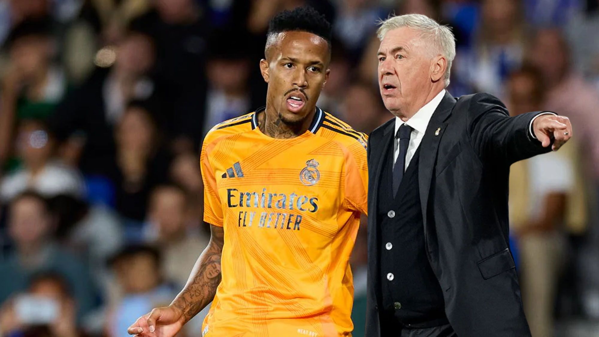 Tras abandonar el partido cojeando, Ancelotti anuncia su problema: “Militao tiene…”