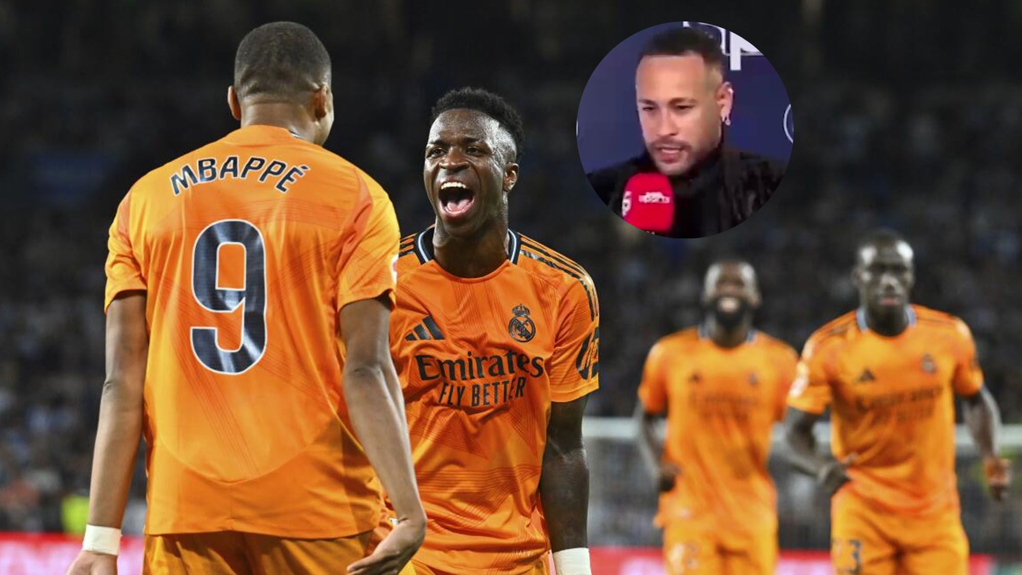 Neymar se mete en el Real Madrid tras la polémica de Vinicius y su relación con Mbappé