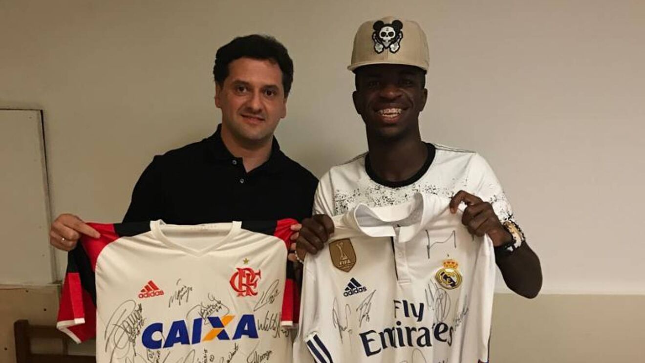 Juni Calafat, captador internacional de talentos del Real Madrid junto a Vinicius Junior