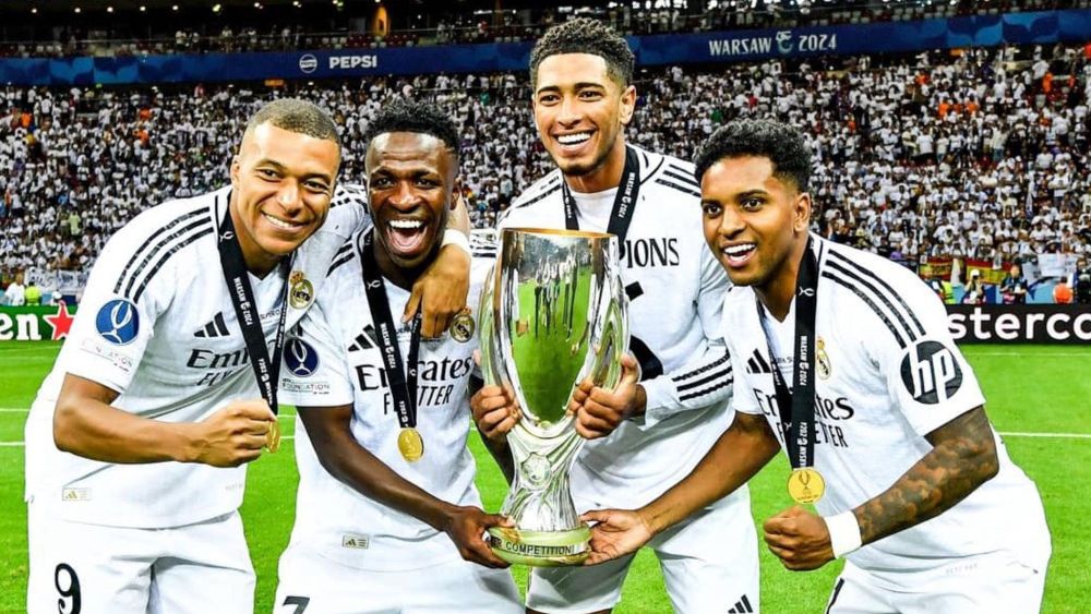 Kylian Mbappé, Vinicius, Jude Bellingham y Rodrygo.