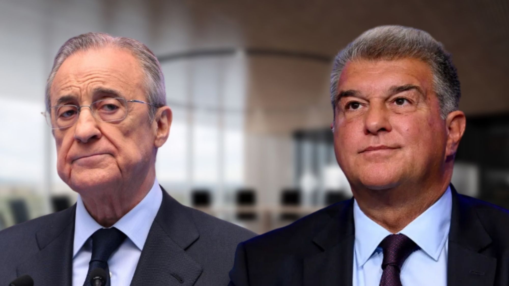 Florentino Pérez y Joan Laporta.