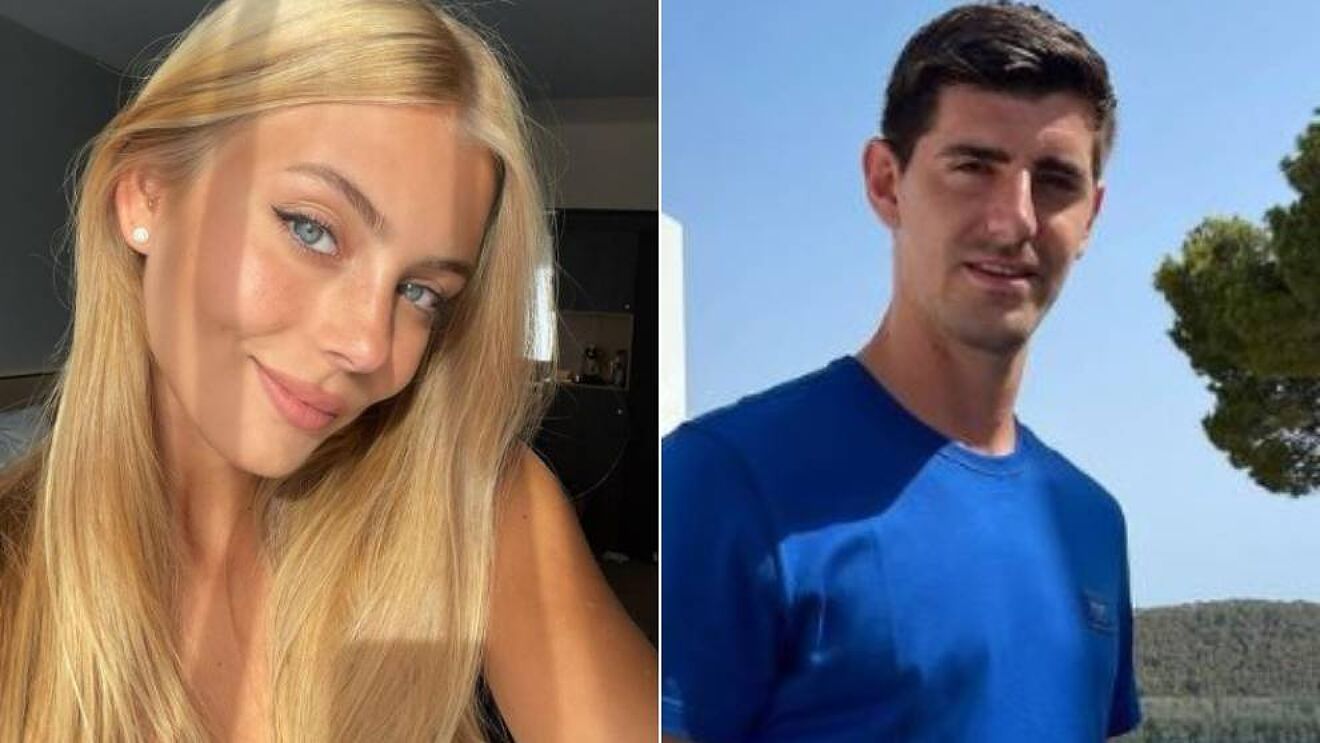 Thibaut Courtois y Mishel Gerzig