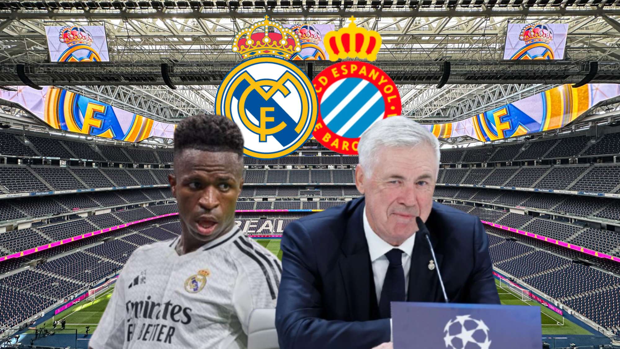 Sorpresa de Ancelotti, Vinicius al banquillo