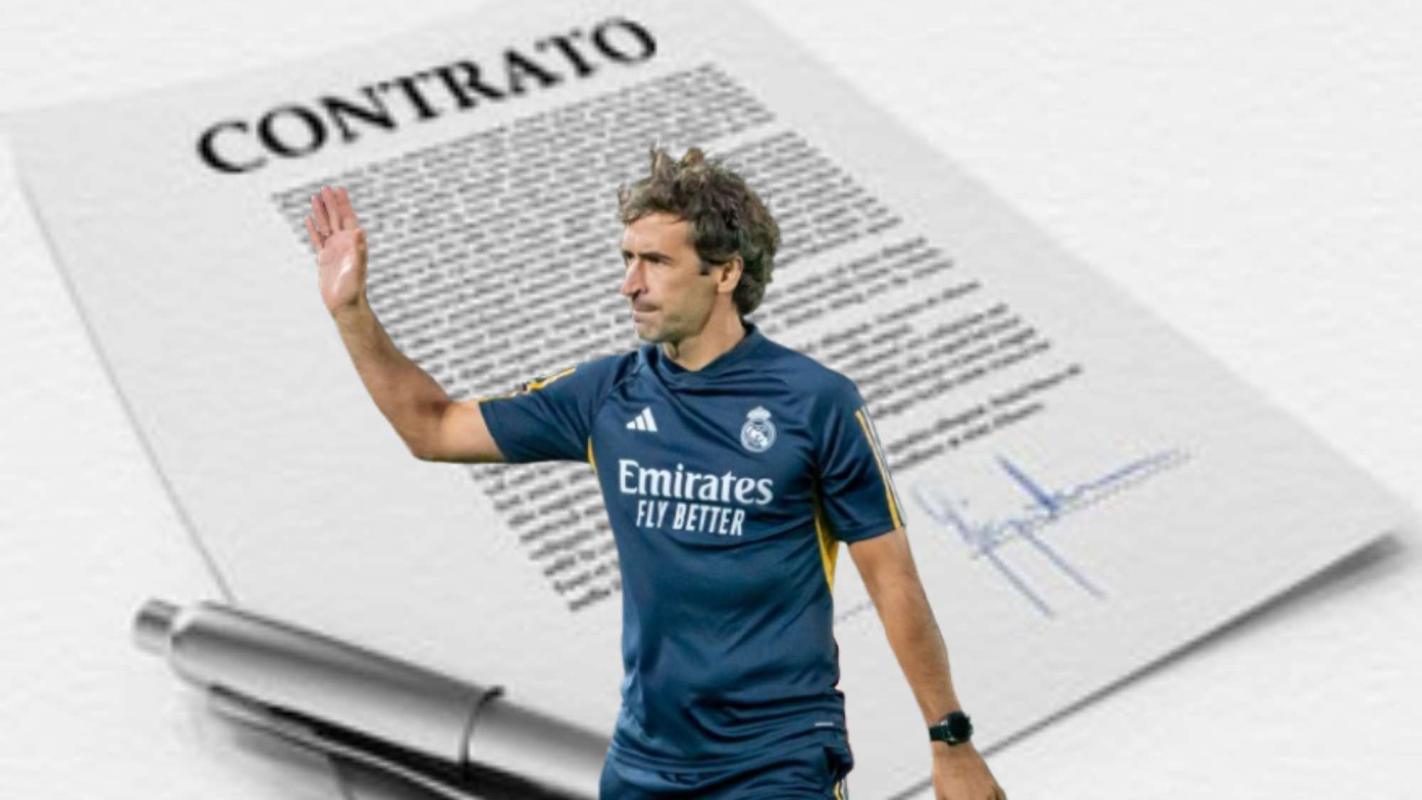 Raúl tiene un contrato blindado con el Madrid