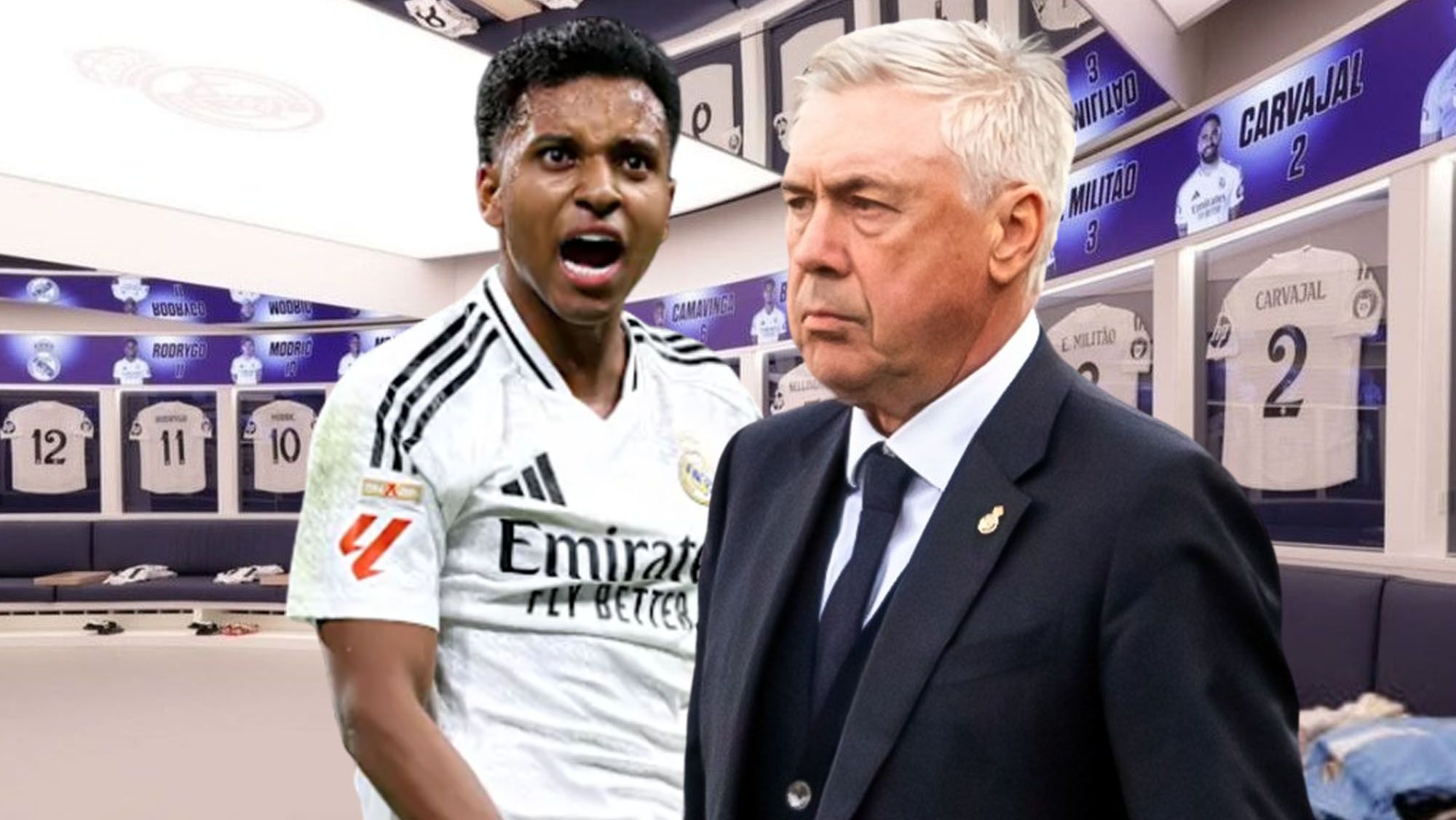 Rodrygo desvela lo ocurrido en el descanso, Ancelotti furioso: "Nos ha dicho que..."