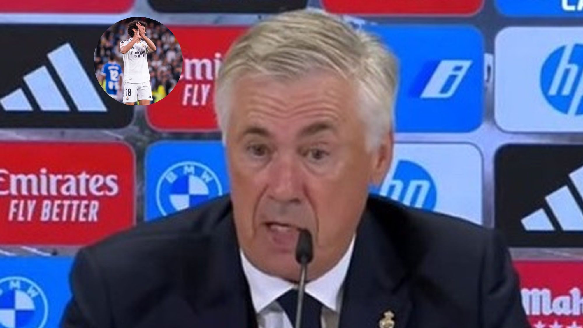 Ancelotti habla claro tras el 3-2, Jesús Vallejo sorprendido: "La culpa del gol..."