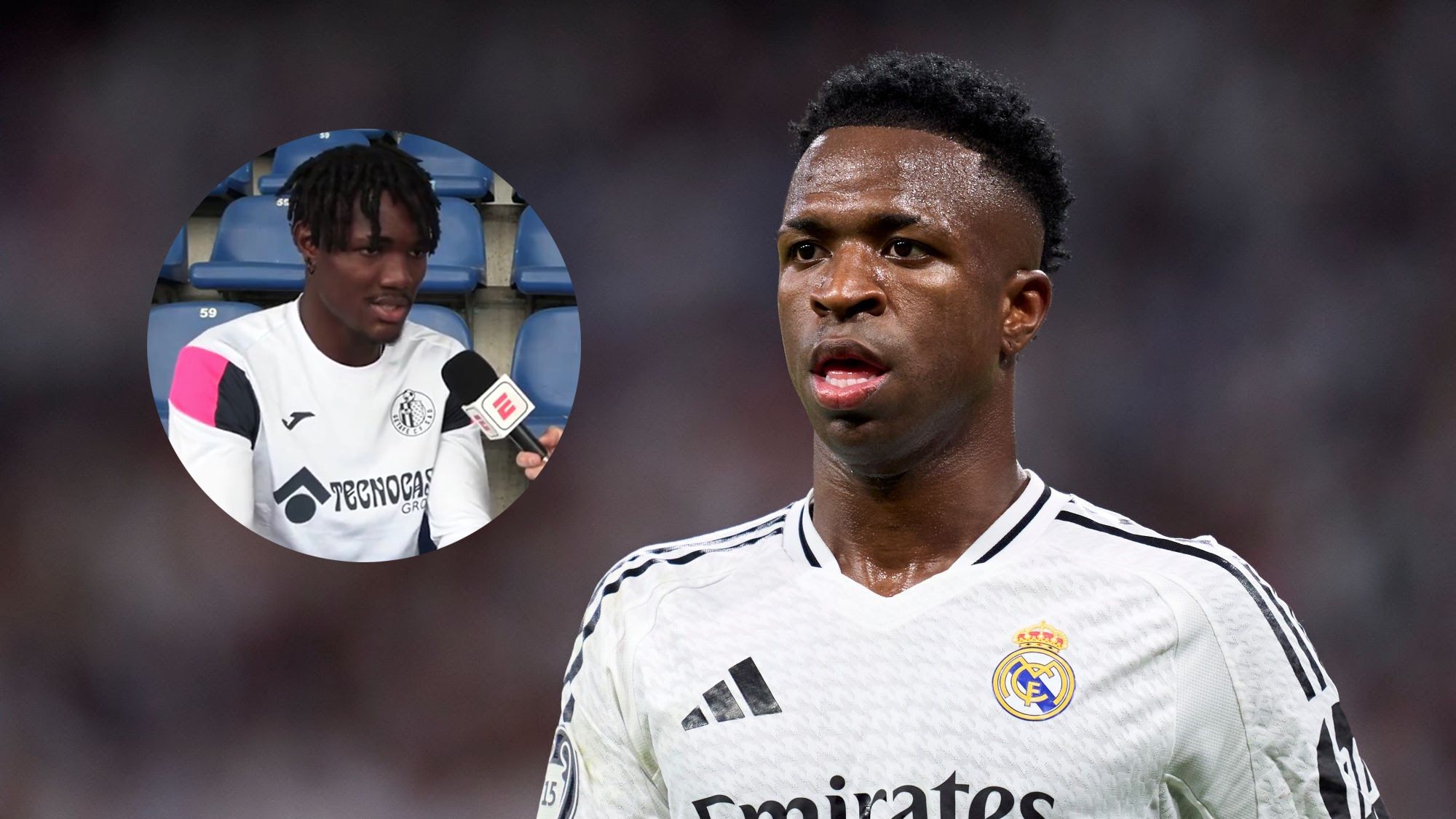 Un futbolista del Getafe denuncia racismo y da la razón a Vinicius: "Los árbitros de LaLiga..."