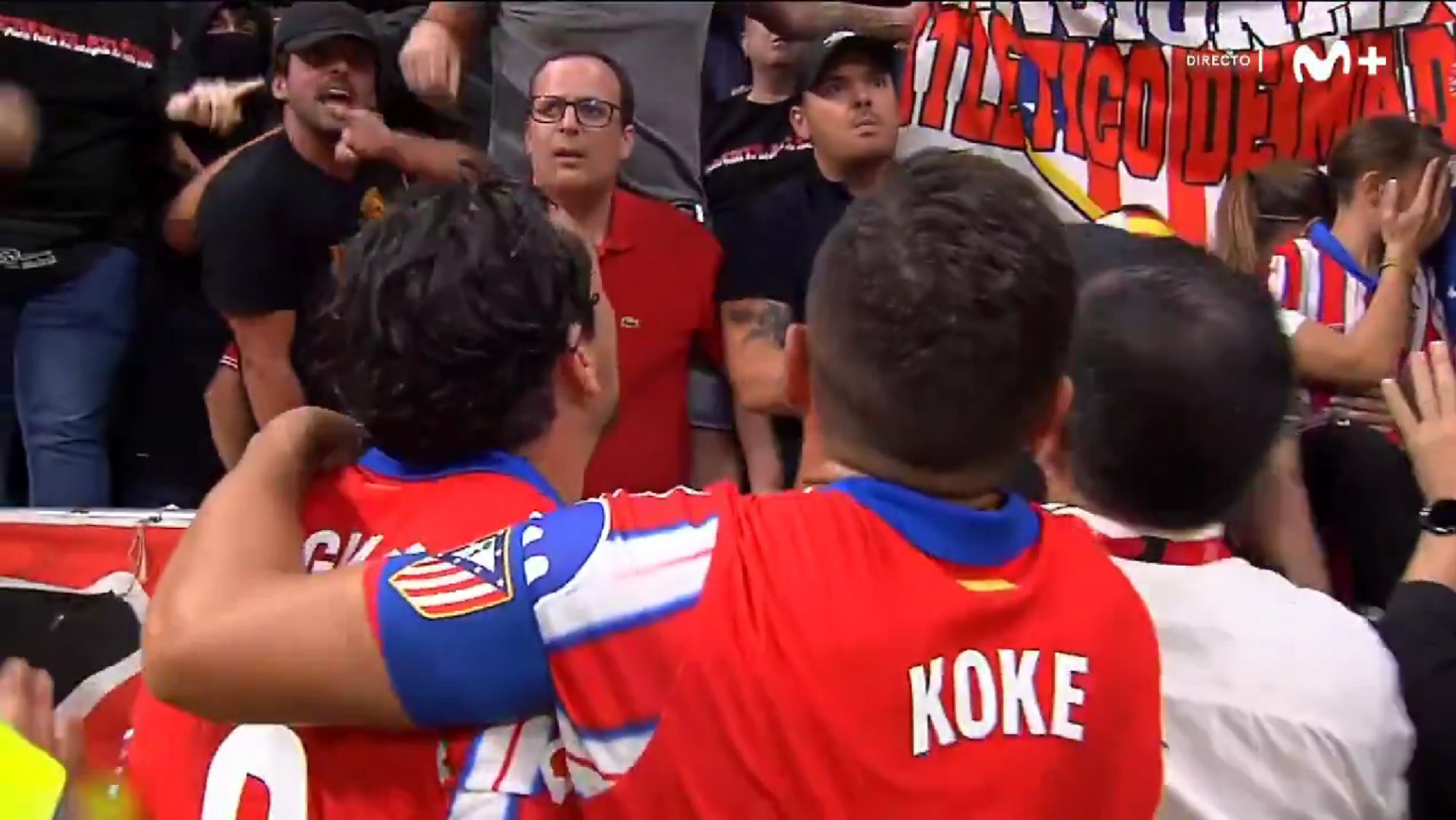 Koke y Giménez con los ultras, graban la conversación y es un bochorno: imagen lamentable