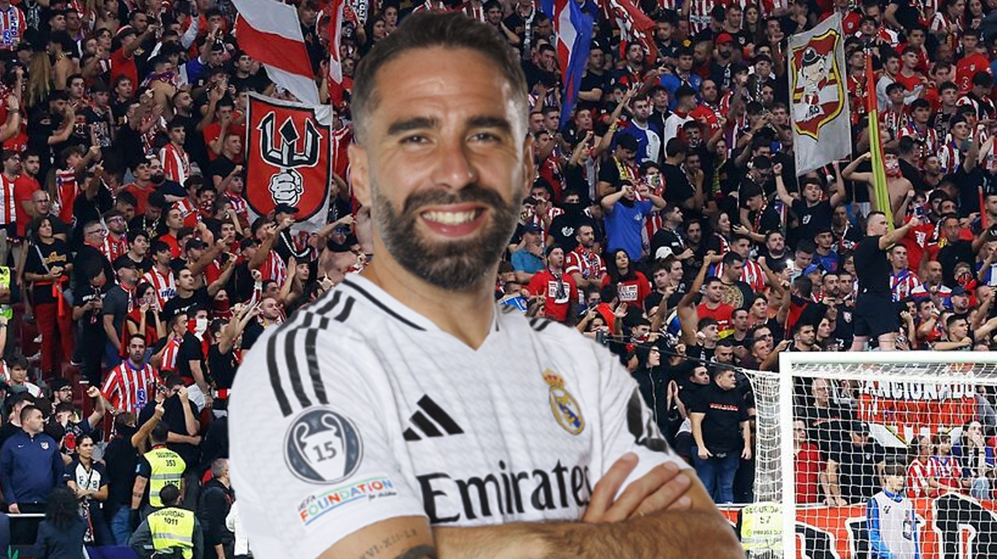 Carvajal salva de una buena al Atlético en el derbi del Metropolitano: el capitán evitó la suspensión