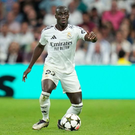 Mendy esta temporada con el Real Madrid