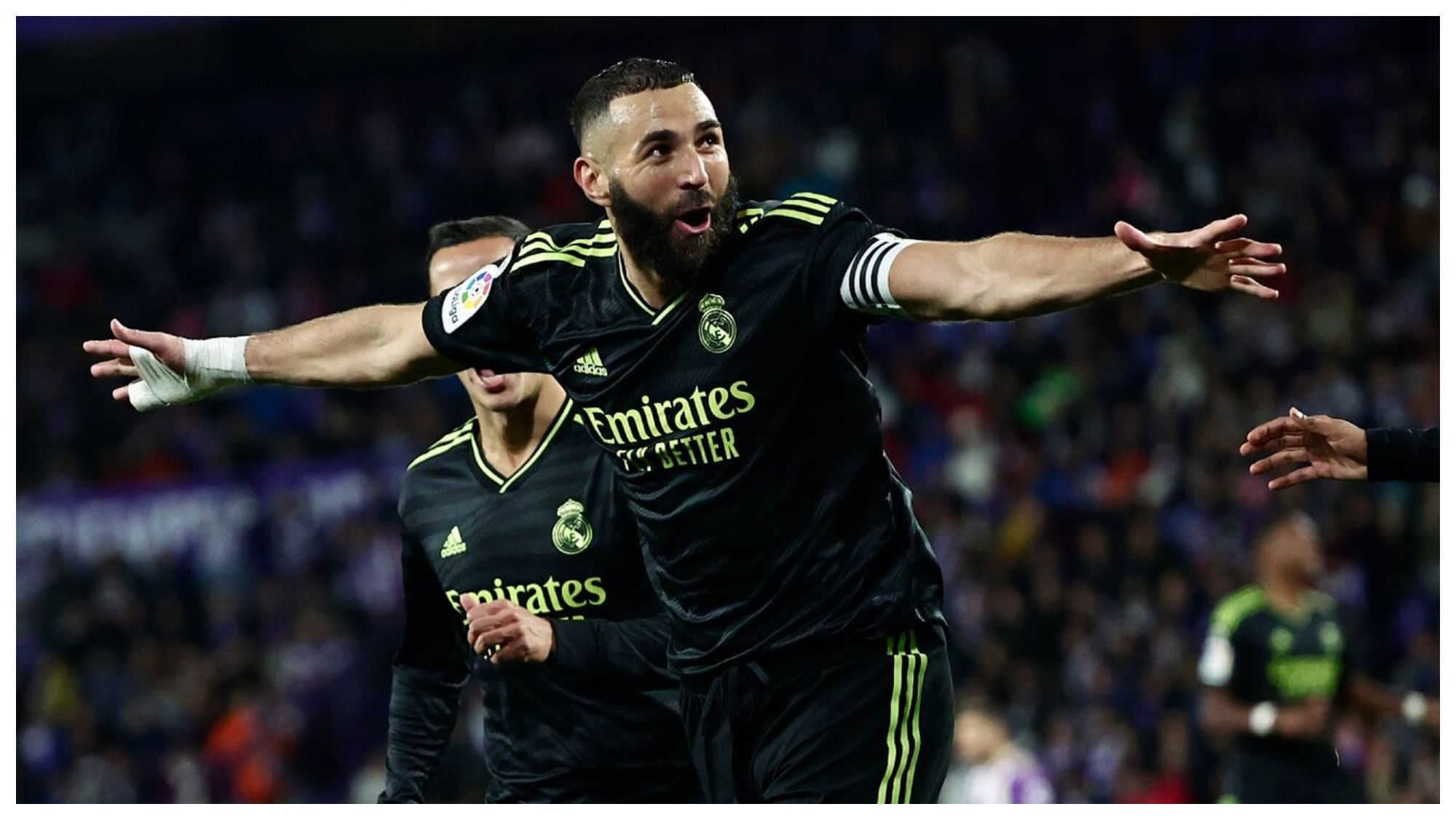 Karim Benzema con el Real Madrid