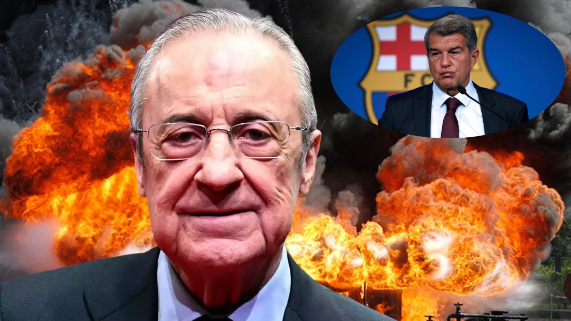 Florentino Pérez podría atestar un duro golpe al Barcelona y, en particular, a Joan Laporta.