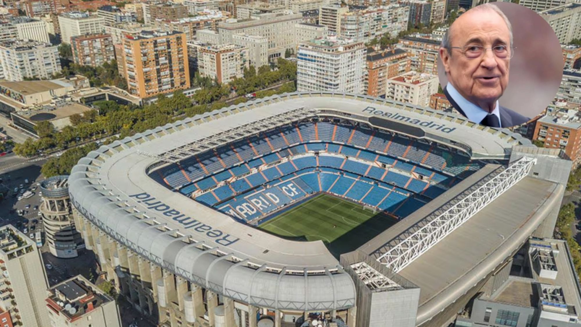 La remodelación del estadio Santiago Bernabéu es una de las grandes últimas ideas de Florentino Pérez.