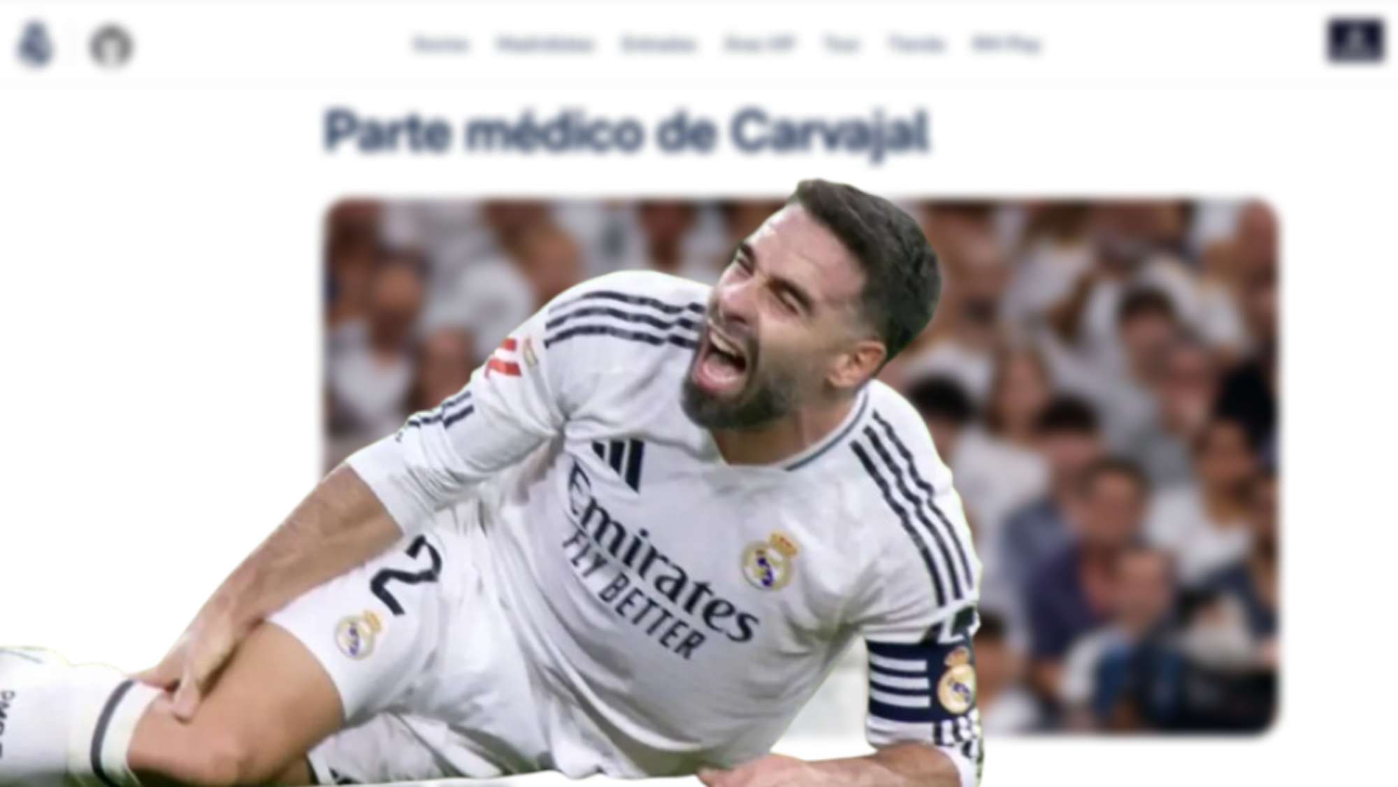 Triplete de lesiones, se confirma lo peor de Carvajal