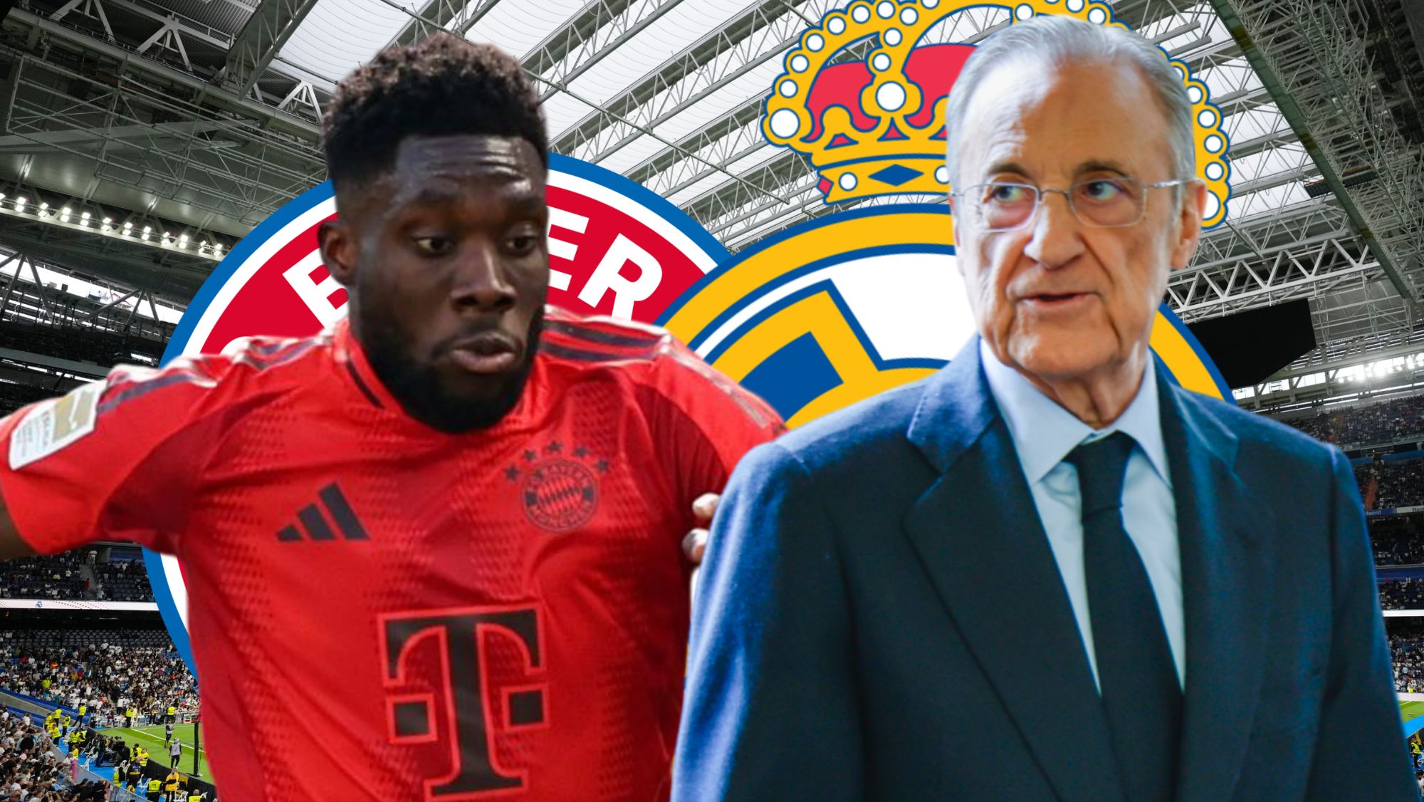 Alphonso Davies es uno de los objetivos del Madrid para 2025 y Florentino Pérez ya se mueve.