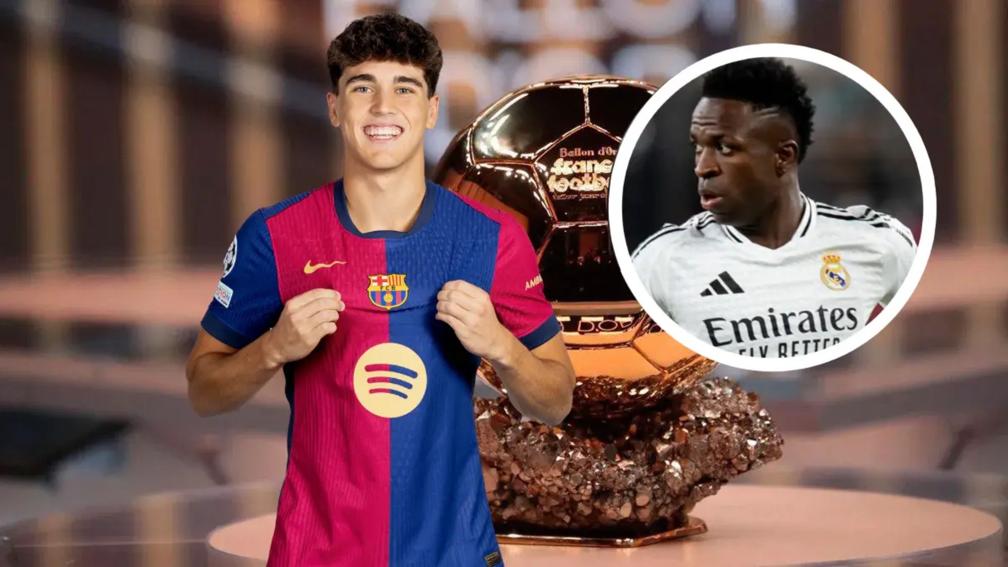 Pau Cubarsí le 'quita' el Balón de Oro a Vinicius y da otro ganador: "Es favorito, pero..."