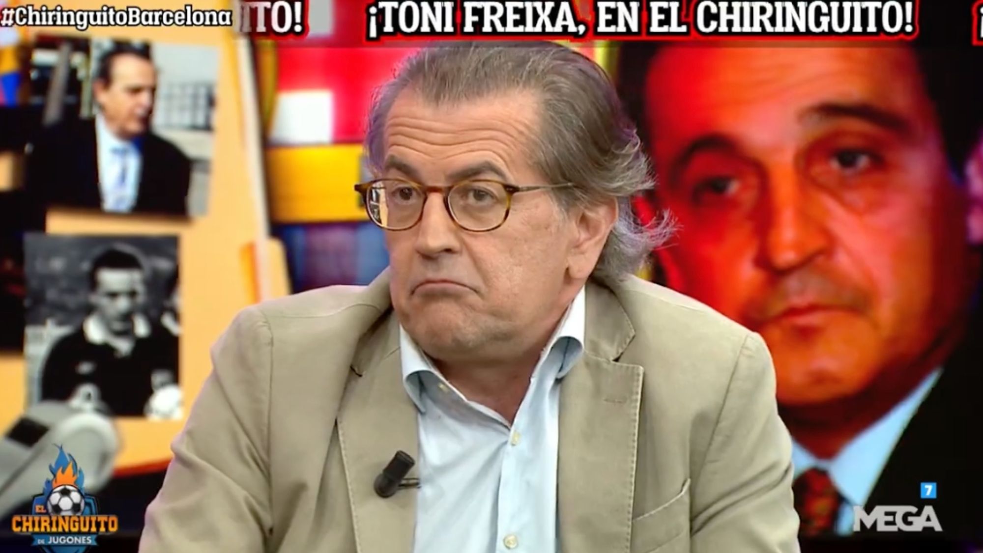 Toni Freixa estuvo este jueves en 'El Chiringuito' y volvió a justificar los pagos a Negreira, alegando que los demás clubes también lo hacen.