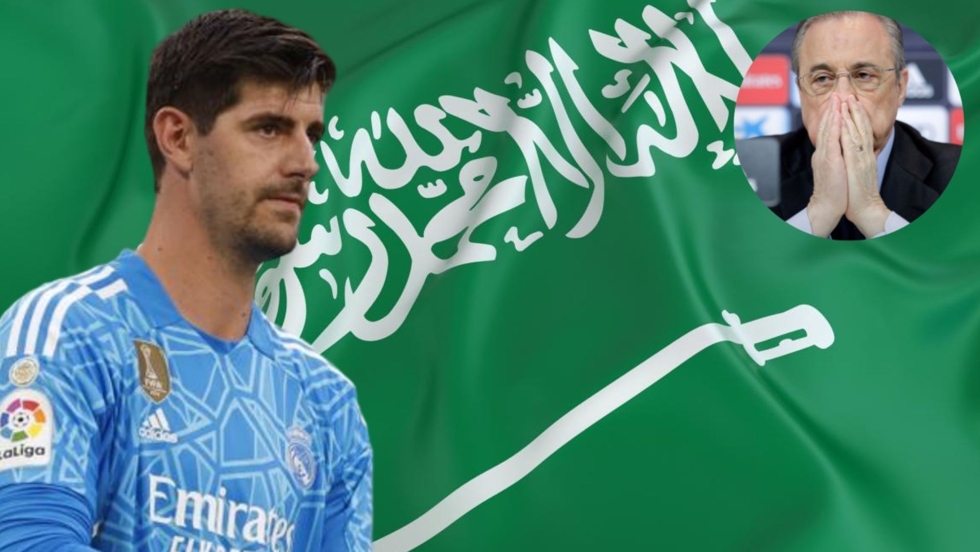 Thibaut Courtois vuelve a interesar a un club de Arabia Saudí.