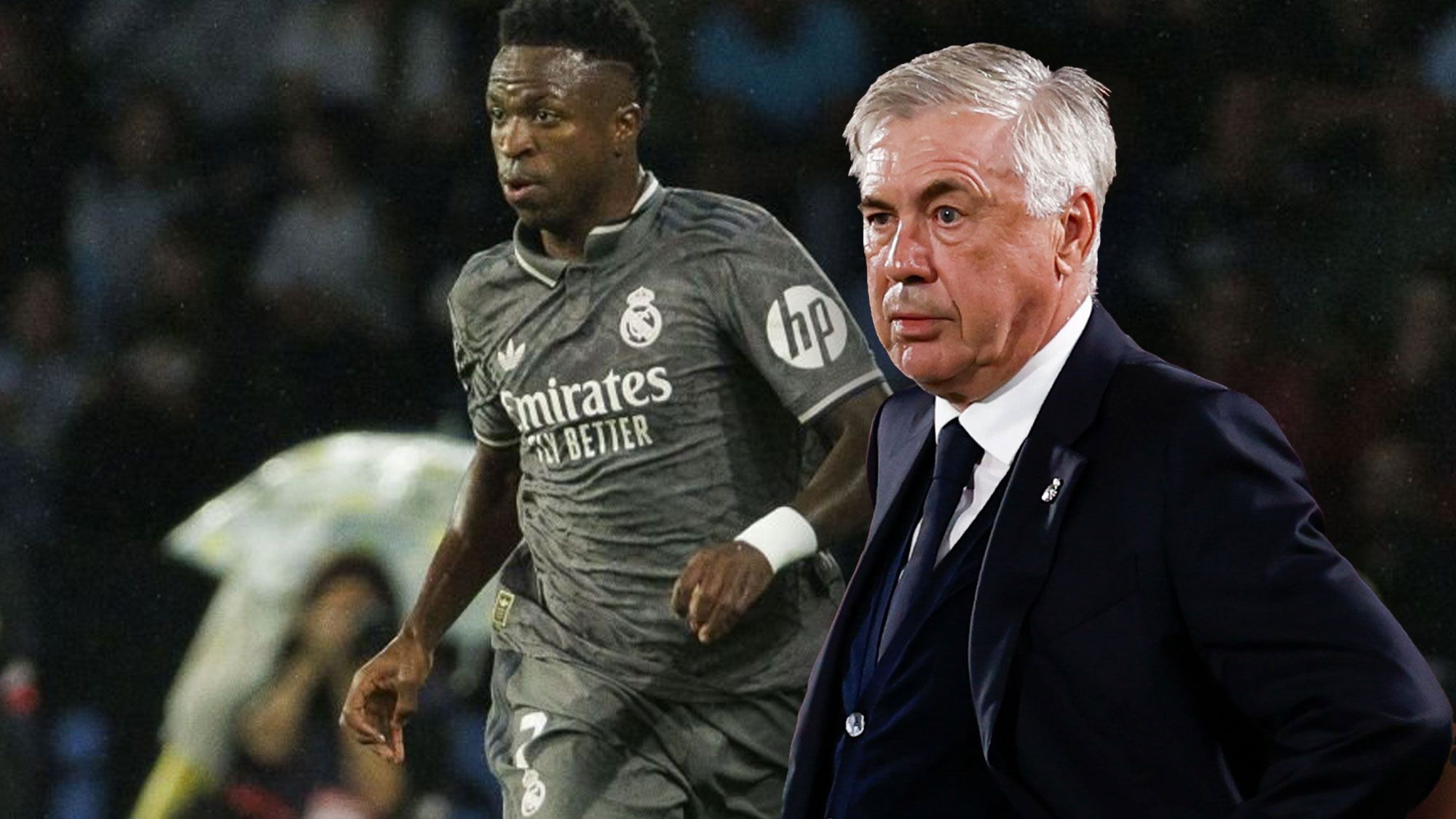 Ancelotti se lo dice en el túnel de vestuarios, no le ha gustado nada: “Vini, no vuelvas a…”