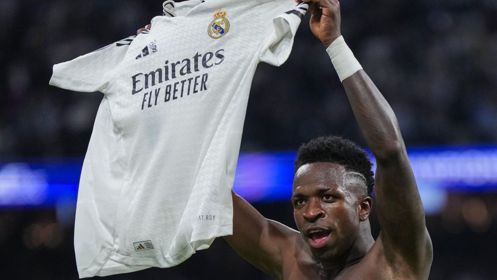 Vinicius Júnior en su último partido con el Real Madrid