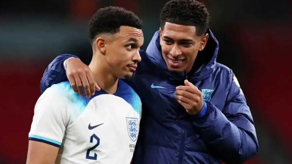 Trent Alexander-Arnold y Jude Bellingham