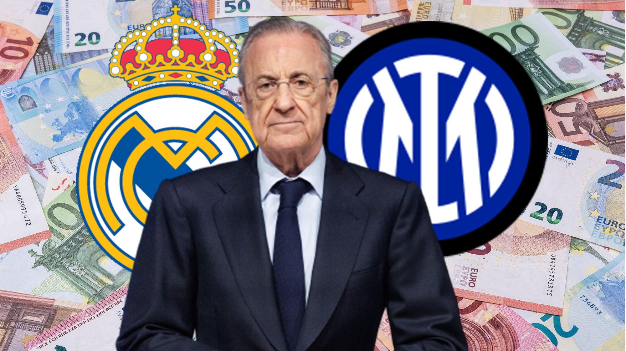 Del Real Madrid al Inter: Florentino se prepara para la venta, millones para el club blanco