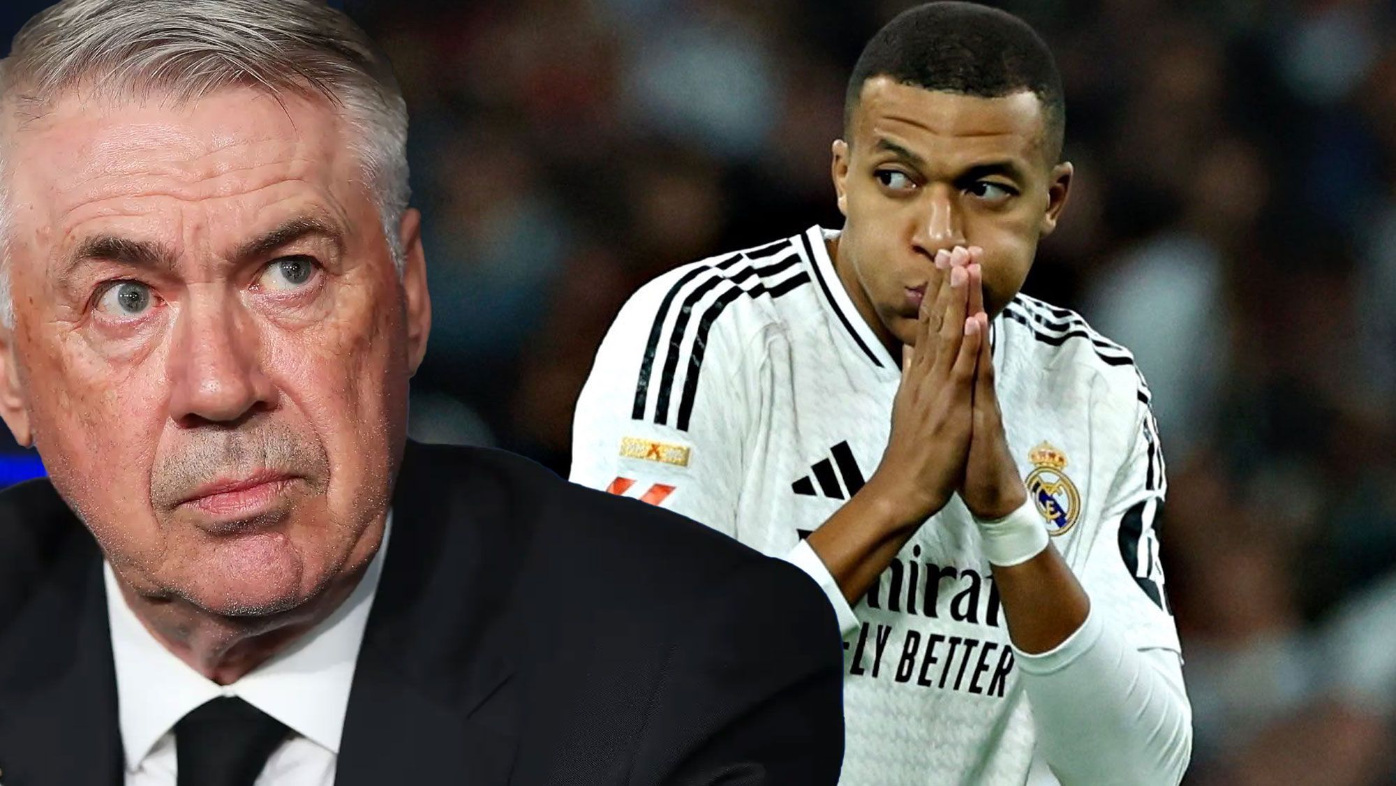 Ancelotti, directo a por Mbappé en el túnel de vestuarios, se lo dijo enfadado: “Kylian así no…”