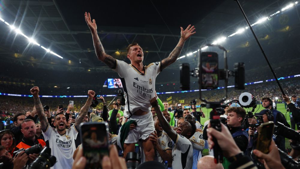 Toni Kroos, en su último partido como futbolista del Real Madrid, el pasado 1 de junio, en la final de la Champions contra el Borussia Dortmund.