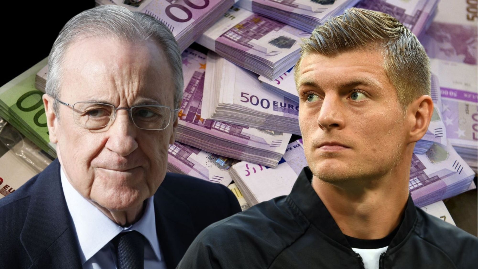 Florentino Pérez, en busca del relevo de Toni Kroos en el Madrid.