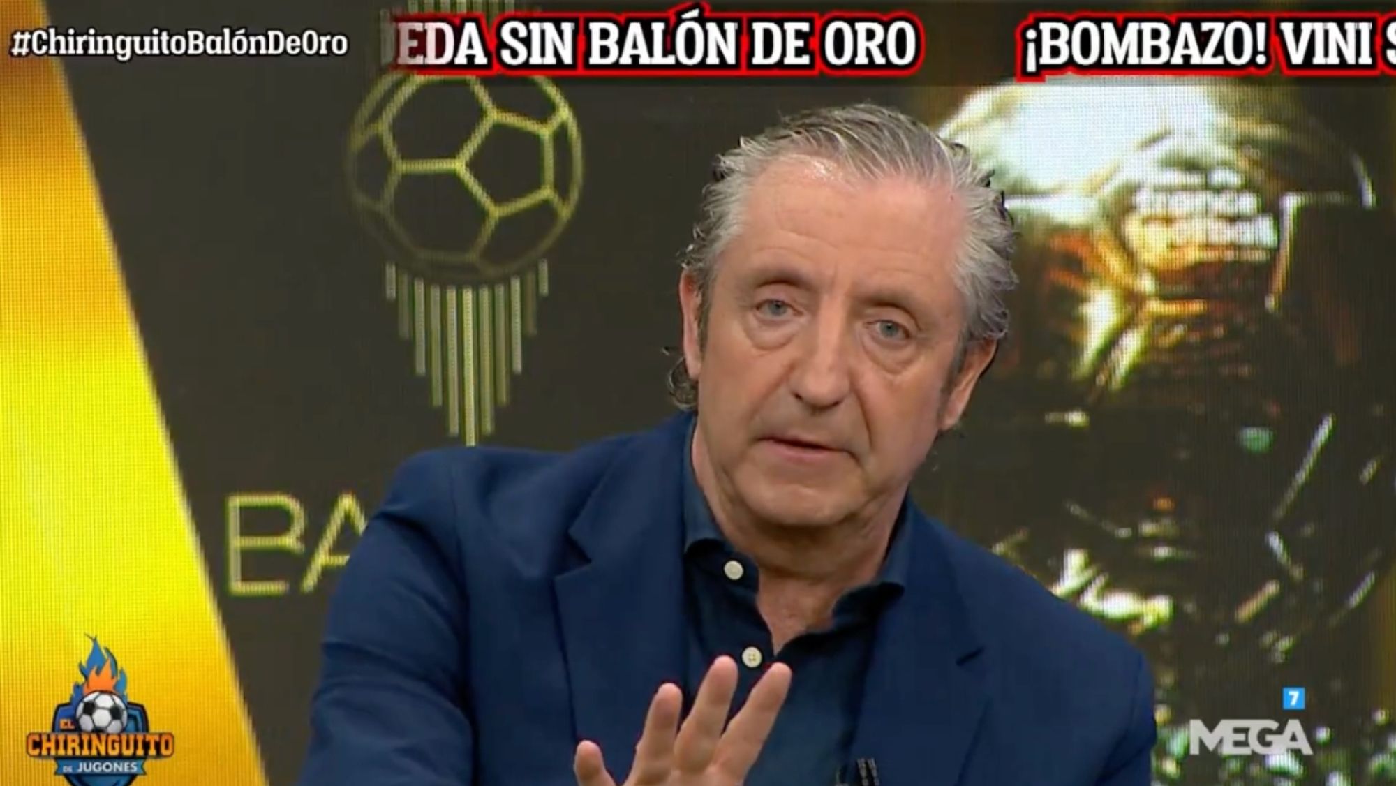 Josep Pedrerol apunta a que la UEFA tiene que ver mucho el Balón de Oro birlado a Vinicius.