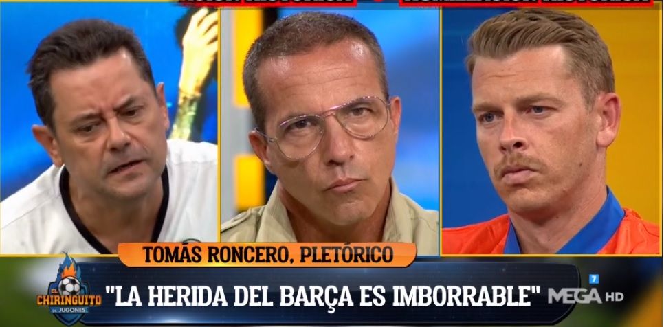 Tomás Roncero, Cristóbal Soria y Jota Jordi tuvieron un fuerte pique en "El Chiringuito"