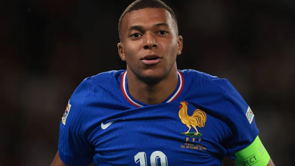 Kylian Mbappé con la Selección de Francia