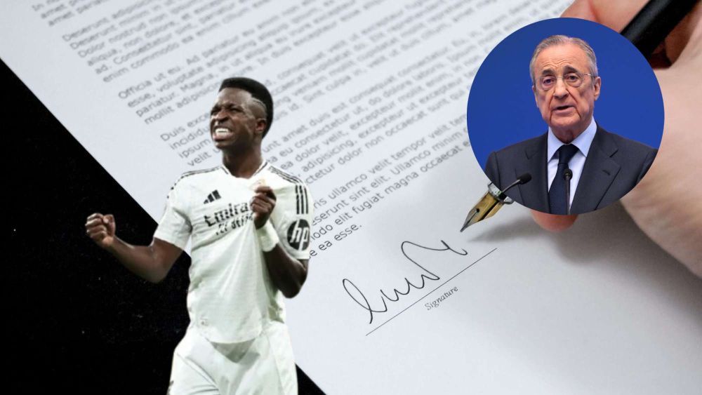 Florentino quiere renovar ya a Vinicius