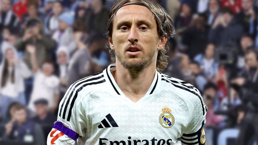 Luka Modric con el Real Madrid esta temporada