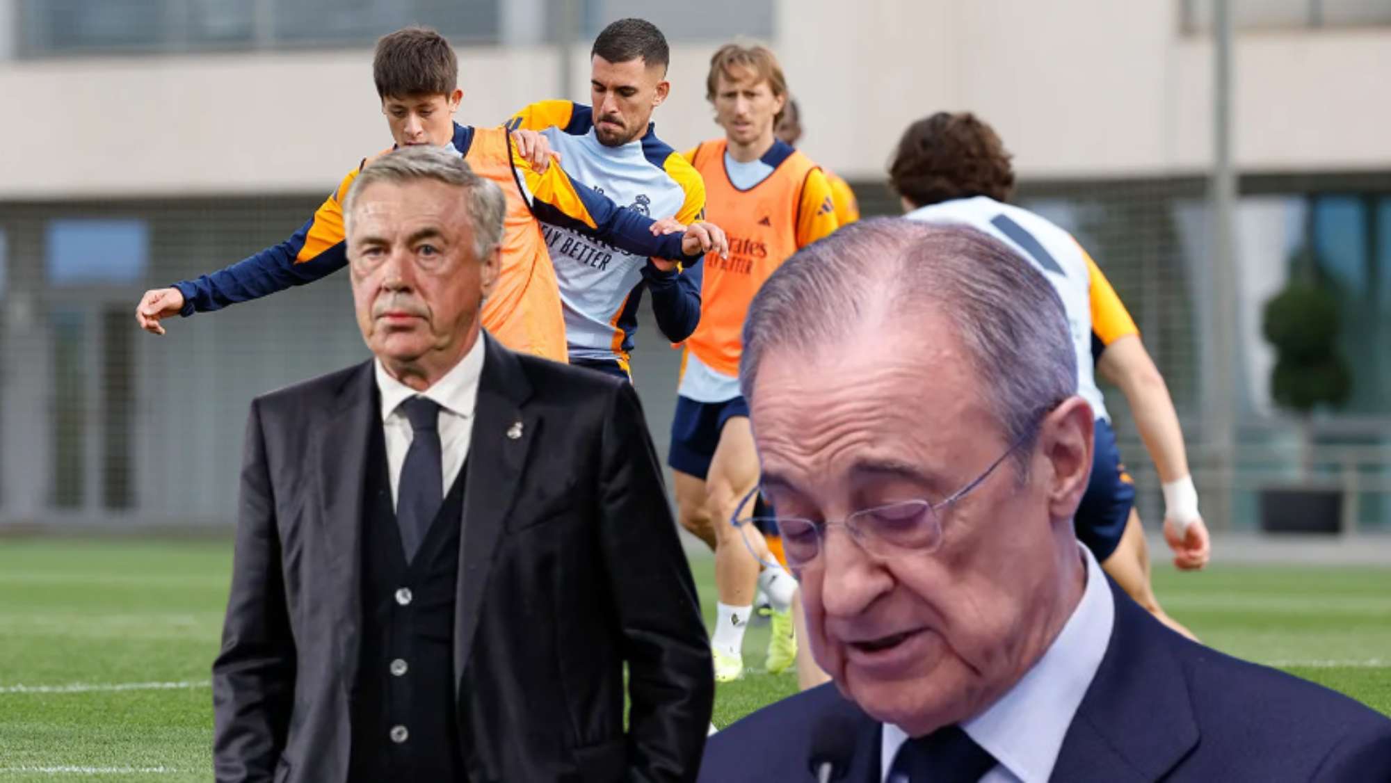 Florentino le hace una pregunta incómoda a Ancelotti