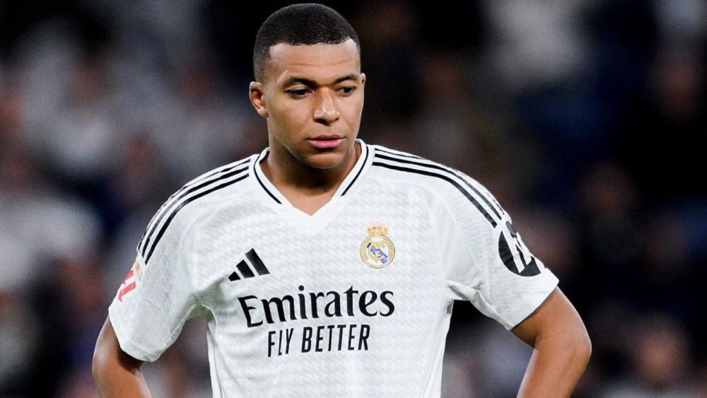 Mbappé con el Real Madrid esta temporada